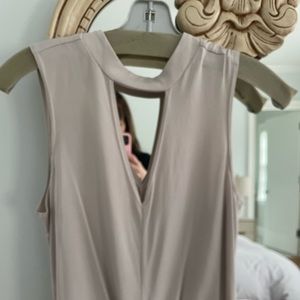 Boston proper light grey top. size medium.  worn one time